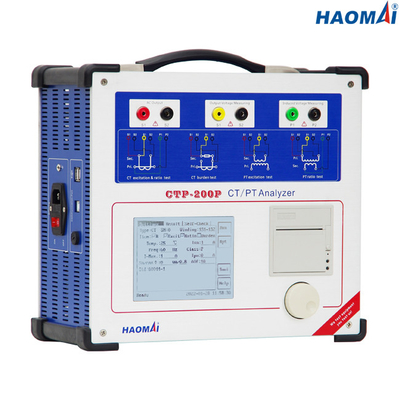 Sprzęt do testowania przekładników prądowych 120 V 60 Hz, przenośny analizator CT VT